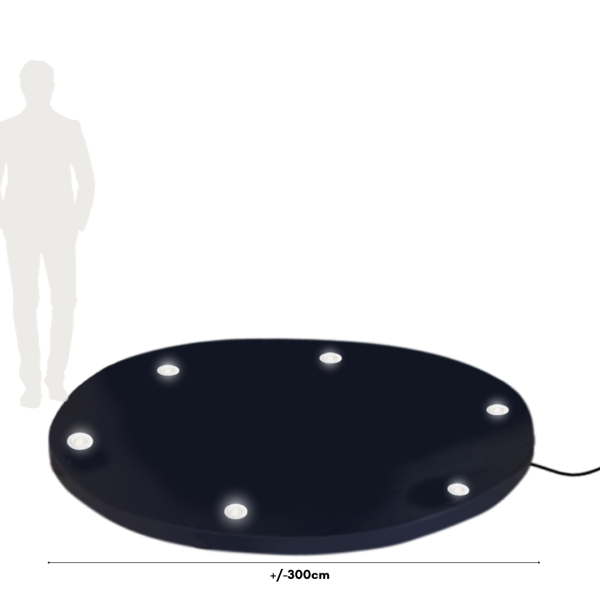 300cm Display Platform ( LED Lighted Platform Base / Showcase /  Roadshow / Photoshoot )