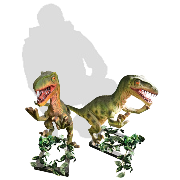Baby Dinosaur Set / Options ( Beige , Green , Velociraptor , Trex, Jurassic , Prehistoric Age / Giant Egg )
