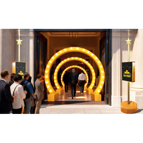 Arches, Barriers, Fencing, Signages & Stands