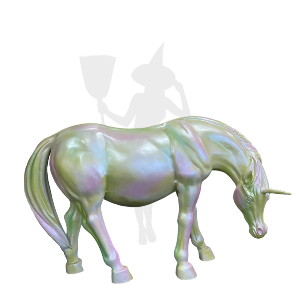 Drinking Unicorn  ( Mythical Creature , Magical , Fantasy , Whimsical / Enchanted Forest )