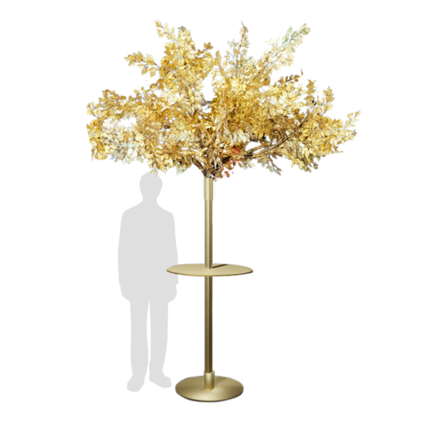 Gold Tree Pole Bartop Table ( D&D / Gala / Chinese New Year Greeting / CNY )