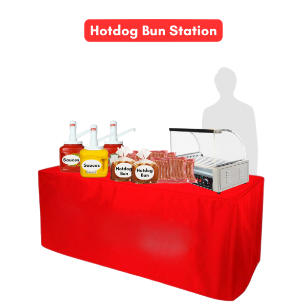 Hotdog Bun Station ( Carnival / Fun Fair / Booth / Kiosk / Cart / Setup / Corporate / Dinner and Dance / DnD / Ballroom / Reception )