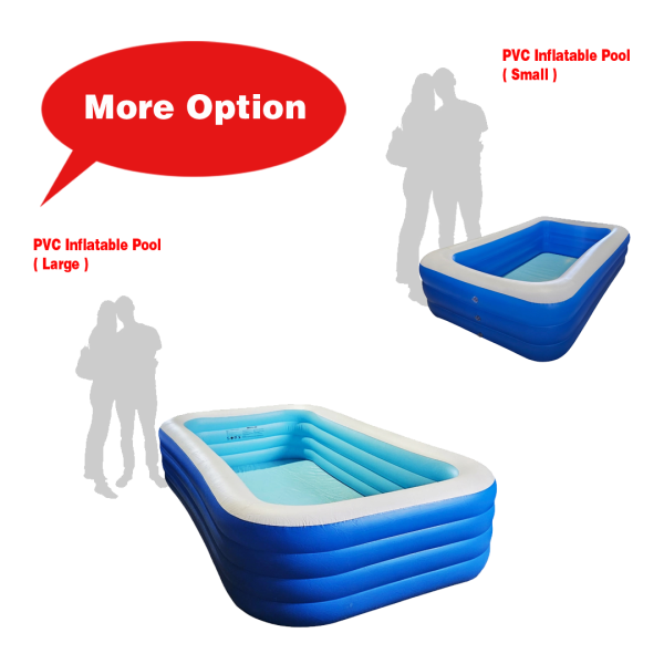 Inflatable Pool Large & Small Options ( Water Sports , Inflatable , Outdoor Water Games , Carnival, Mini Water Pool, Fishing Game, Ball Pit Pool )