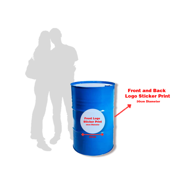 Metal Barrel with Table Top Metal Barrel with Table Top