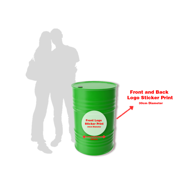 Metal Barrel with Table Top Metal Barrel with Table Top