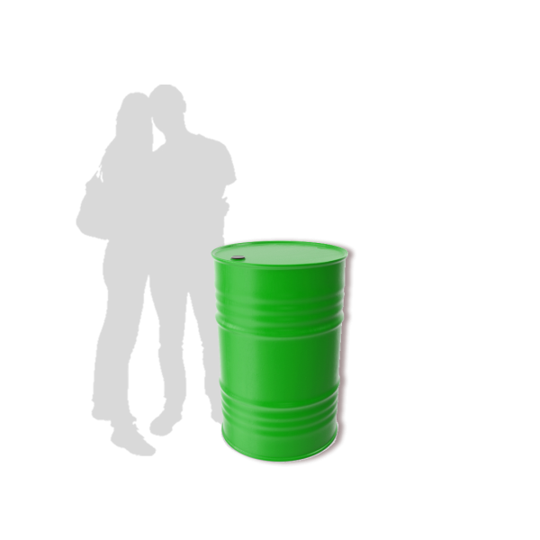 Metal Barrel with Table Top Metal Barrel with Table Top