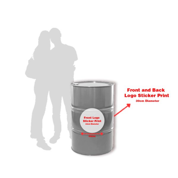 Metal Barrel with Table Top Metal Barrel with Table Top