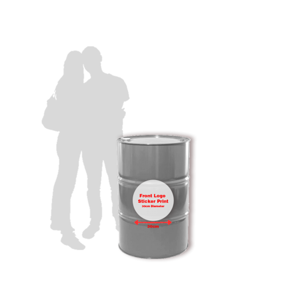 Metal Barrel with Table Top Metal Barrel with Table Top