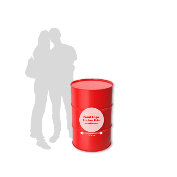 Metal Barrel with Table Top Metal Barrel with Table Top