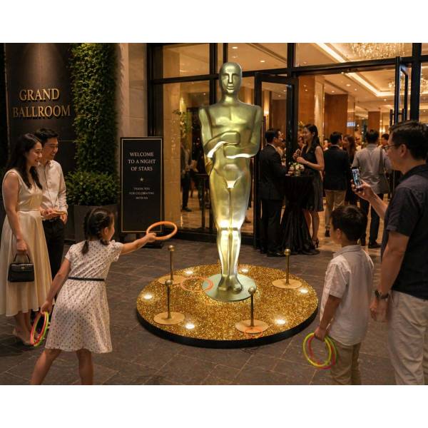 Oscar Statue Ring of Fame Game (Hollywood / Dinner and Dance / DnD / Gala / Gold)