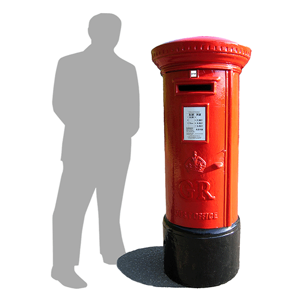 Retro English Mail Post ( letter box )