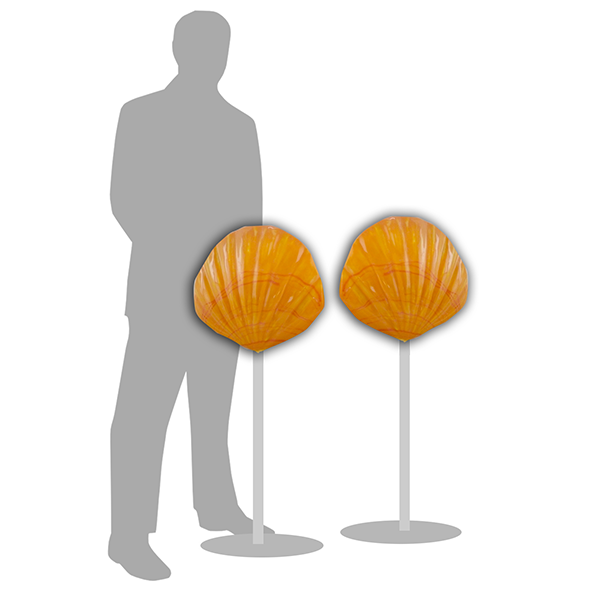 Yellow Seashells (Set of 2)