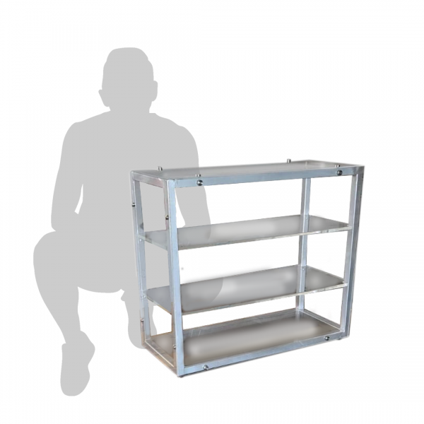 Street Hawker Stall / Booth with Acrylic Showcase (SG Heritage, Photo Op Set, SG Chinatown 50s / 60s / 70s , Vintage / Classic / Old School / Retro , Wheelable Street stall / Kiosk/ Cart , SG Food Street, Fake Food Display)