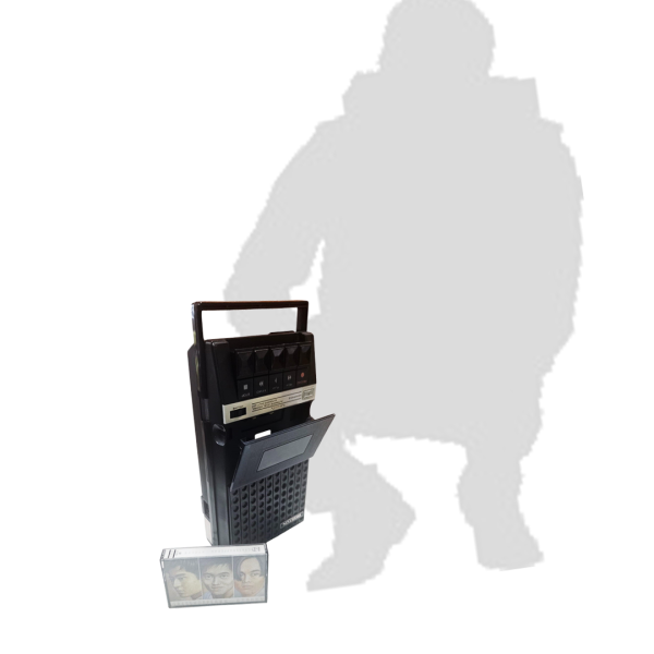 Vintage Portable Cassette Recorder/ Player ( SG Heritage, HDB , 50s / 60s / 70s , Vintage / Classic / Old / Retro , Vintage Household, Music Radio Recorder )