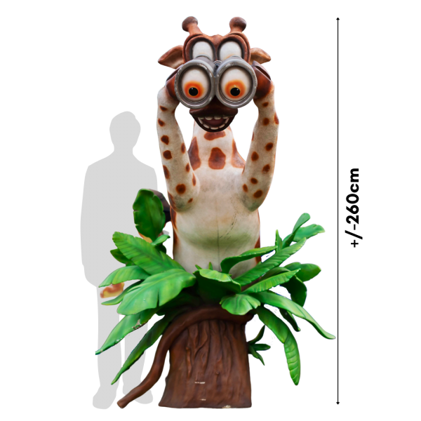 Cartoon Giraffe ( Cute Animal Wildlife Display )