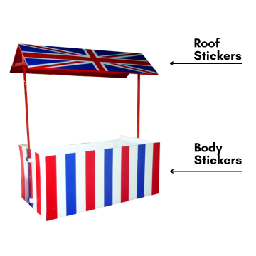 British Style Kiosk with Roof