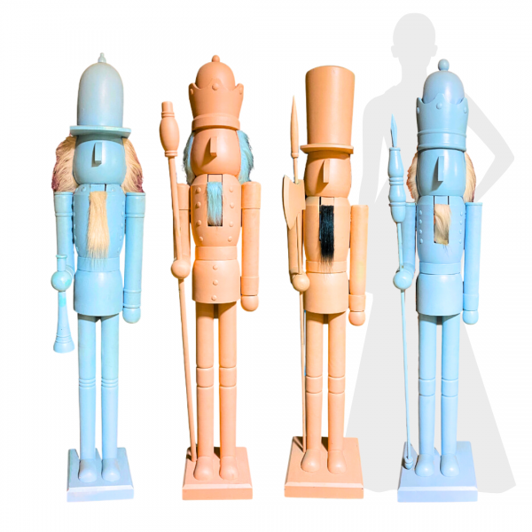 Tall Pastel Nutcracker Set (Christmas)