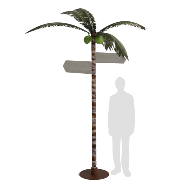 Coconut Tree Signpost