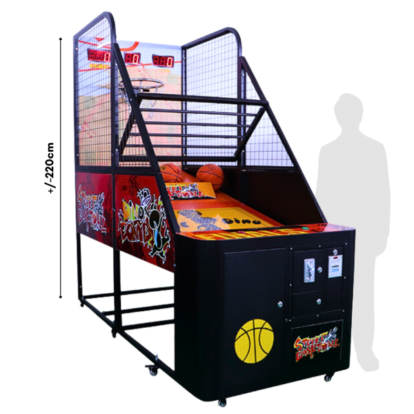 Basketball Arcade Machine ( Challenge, Game, Gaming, Retro, Vintage, Lounge, Carnival, Fun Fair, Children, Kids, Shooting )