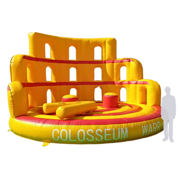 Giant Gladiator Joust Inflatable ( Colosseum, Battle, Fight, Blow Up, Game, Carnival, Theme Park, Fun Fair, Gladiator, Children, Adult, Challenge, Beach, Summer )