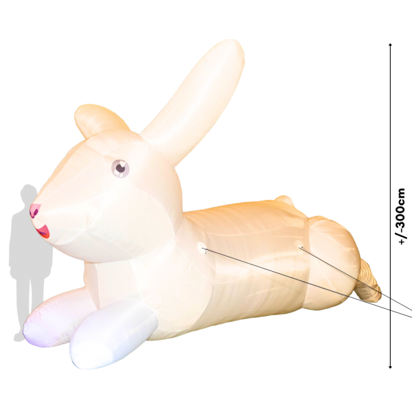 Laying Bunny Inflatable (Rabbit)