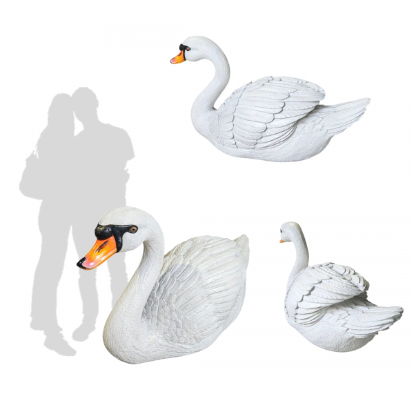 Giant White Swan ( Fairytale, Ugly Duckling, White Wedding, Whimsical Forest Garden, Story Telling)