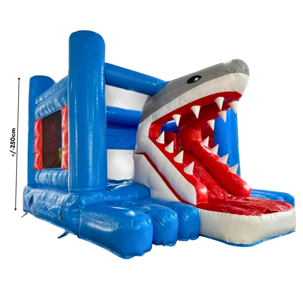 Great White Shark Inflatable ( Bouncy Caslte, Bounce House, Jaws, Beach, Summer, Animal, Marine, Ocean, Sea )
