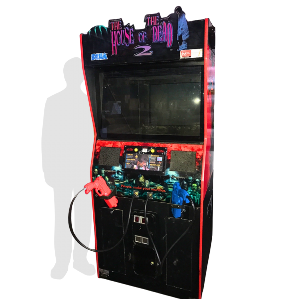 House of the Dead 2 Arcade Machine ( Zombie, Apocalypse, Halloween, Challenge, Game, Gaming, Retro, Vintage, Lounge, Carnival, Fun Fair, Children, Kids, Shooting )