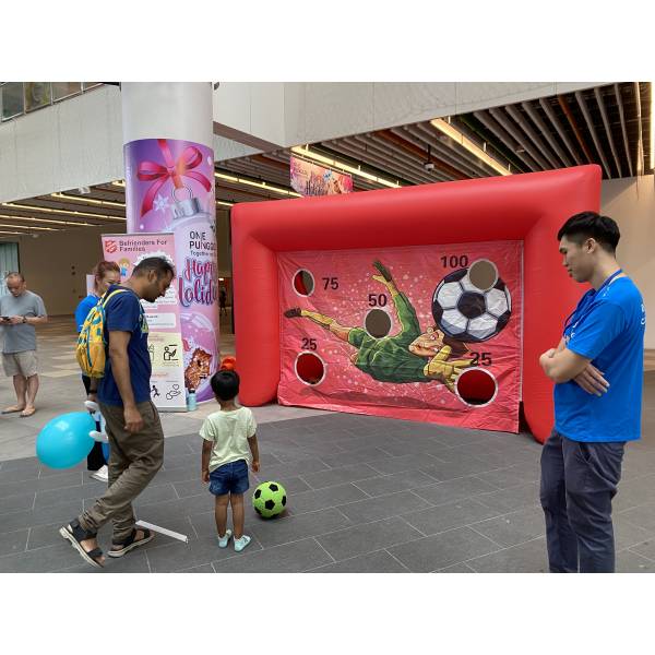 Inflatable Soccer Goal Post ( Carnival, Football , Fun Fair, Children, Soccer, Challenge, Game, Interactive, Dinner and Dance, DnD )
