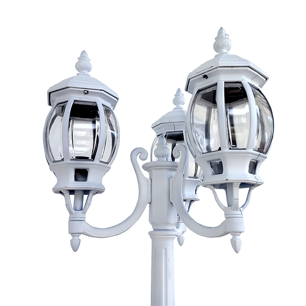 Triple headed lamp post (Design 2)