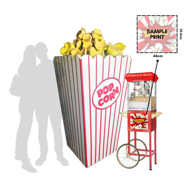 Customizable Popcorn Cart ( Carnival, Food, Kiosk, Cart, Setup, Kids )