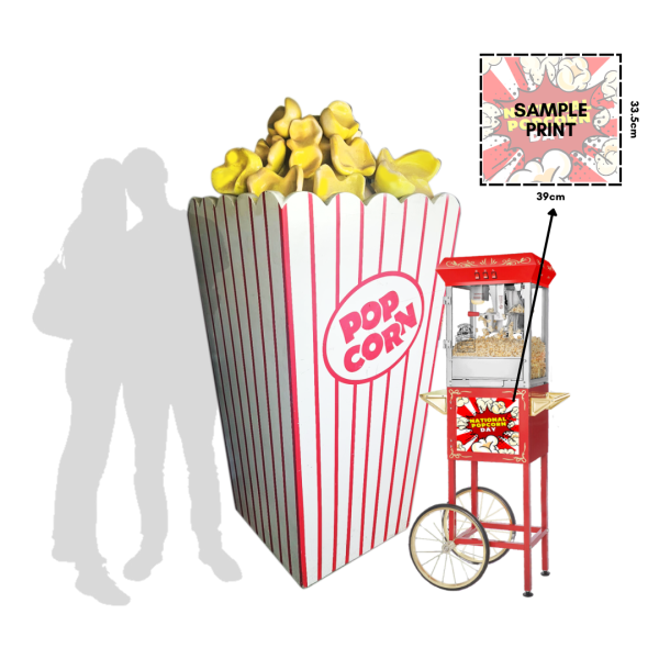 Customizable Popcorn Cart ( Carnival, Food, Kiosk, Cart, Setup, Kids )