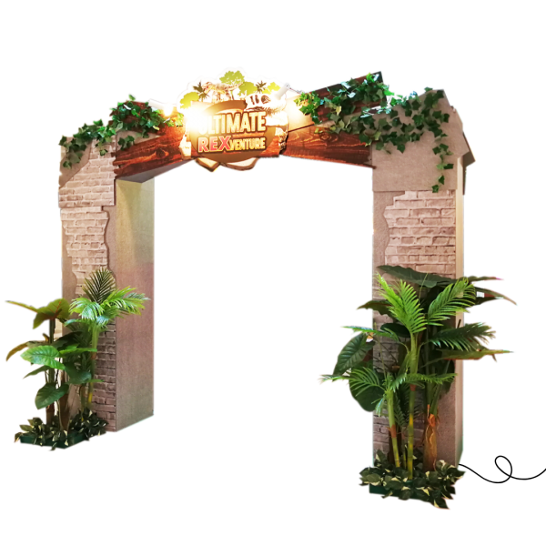 Rustic Bricks Arch ( Temple / Garden / Nature / Wildlife / Old / Entrance / Exit )