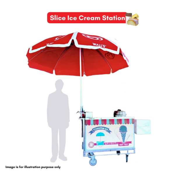 Slice Ice Cream Station ( Carnival / Fun Fair / Booth / Kiosk / Cart / Setup / Corporate / Dinner and Dance / DnD / Ballroom / Reception )