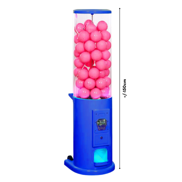 Tall Cylindrical Gashapon Machine ( Capsule Ball Dispenser, Carnival, Fun Fair, Lucky Draw, DnD, Dinner and Dance, Gumball )