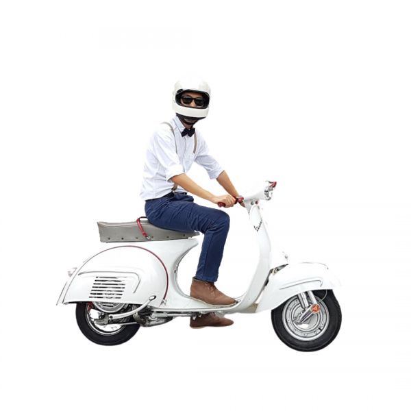 White Vespa (Scooter/Motorbike)