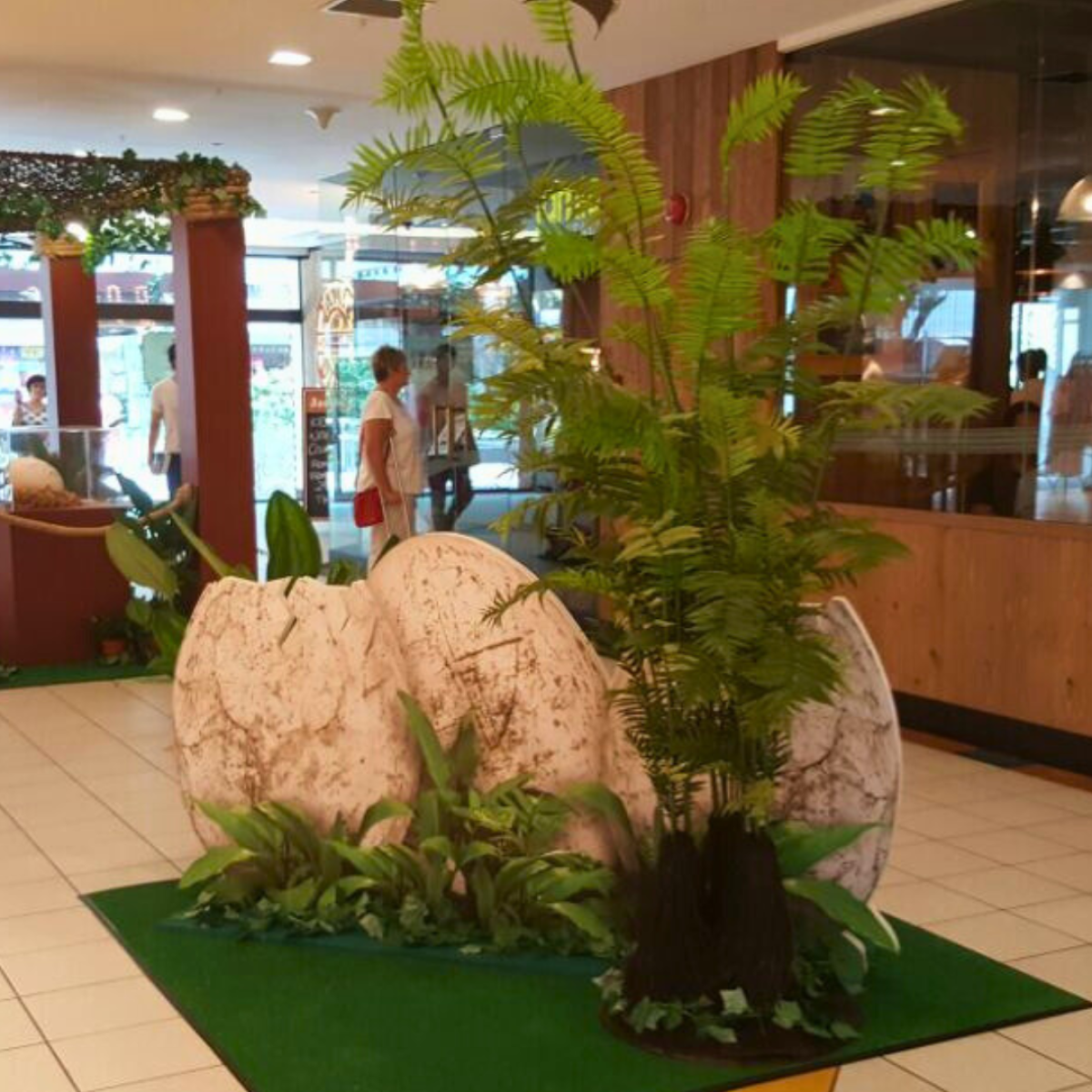 Tall Fern Plant SG nature theme decor and tall outdoor artificial trees and plants rental platform