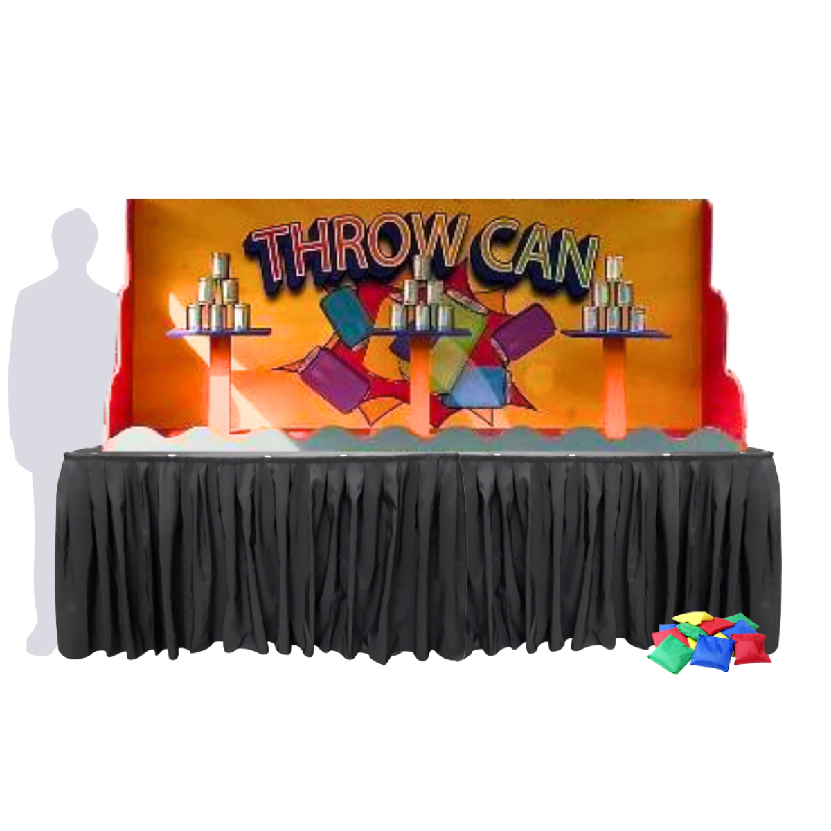 Bean Machine Props Bean Bag Toss Can Knock Down Game - SG's Largest Carnival Games for ...