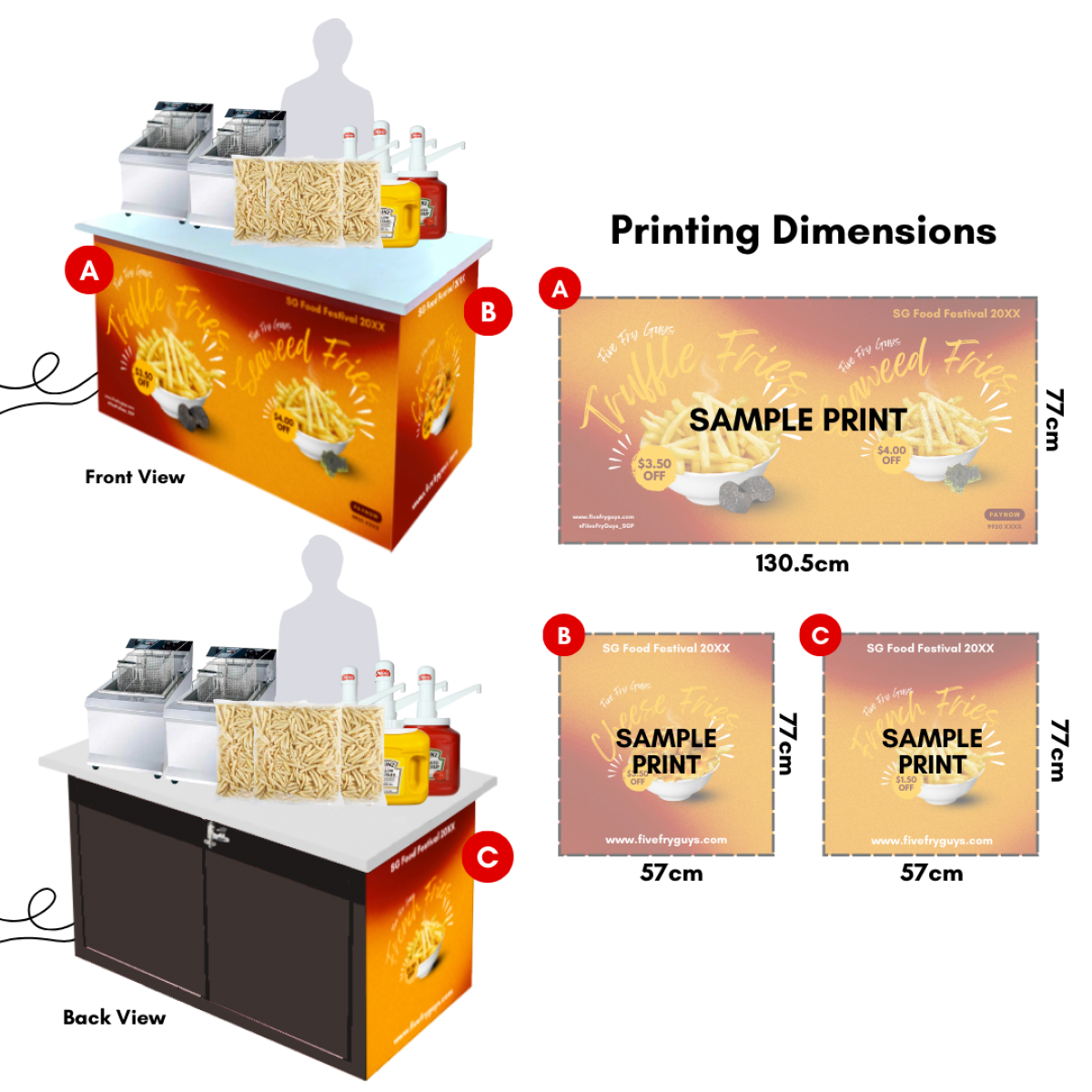 French Fries Live Food Station SG's Largest Fries Station and Finger