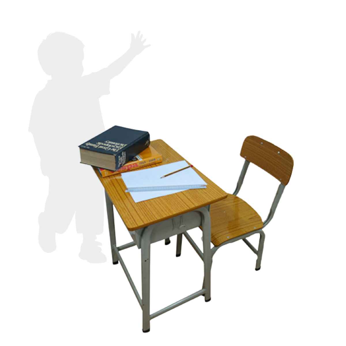 SG Largest Vintage Furniture Rental Platform Vintage School Table Set