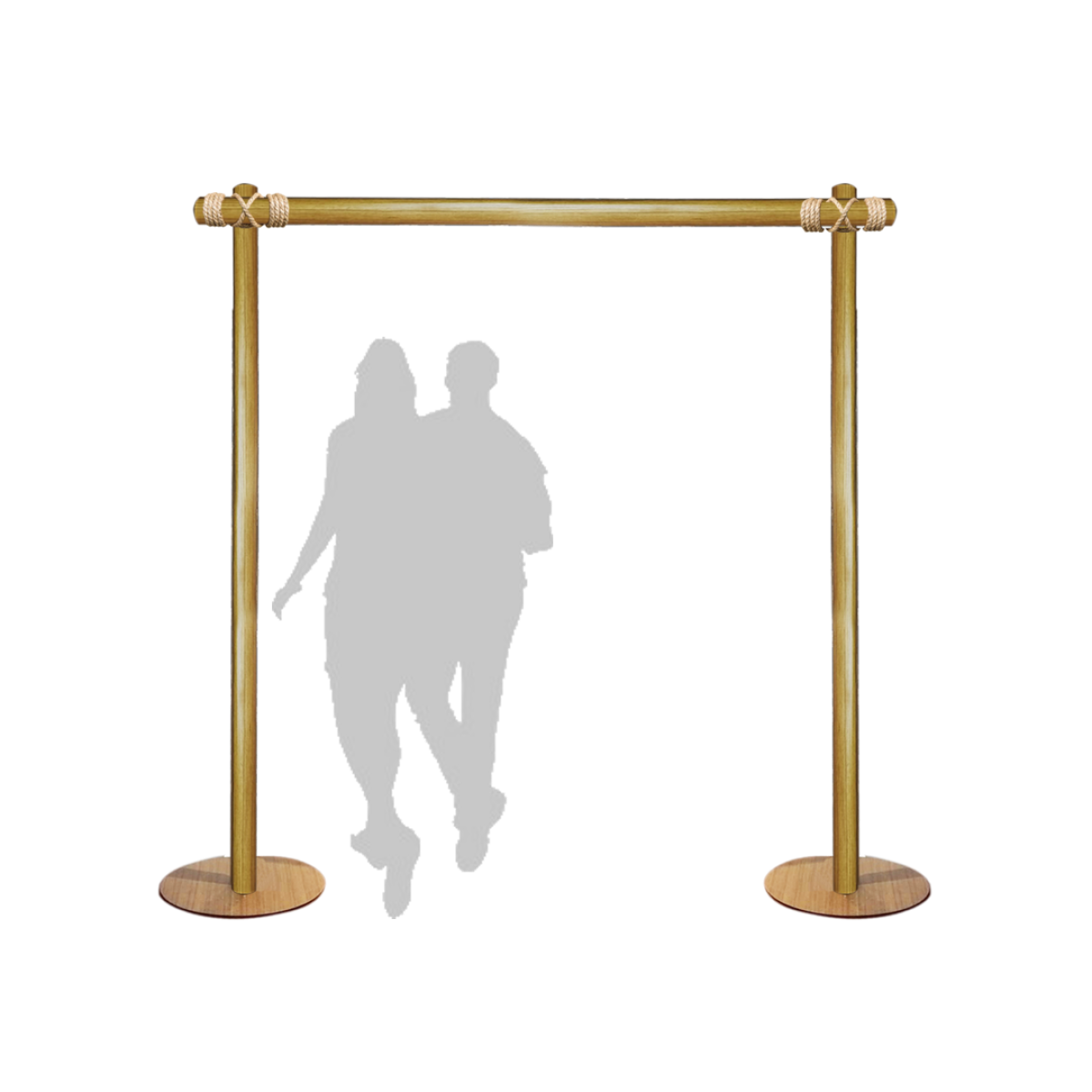 Wood Print Arch - SG's Largest Event Arch Rental and Venue Signage Platform